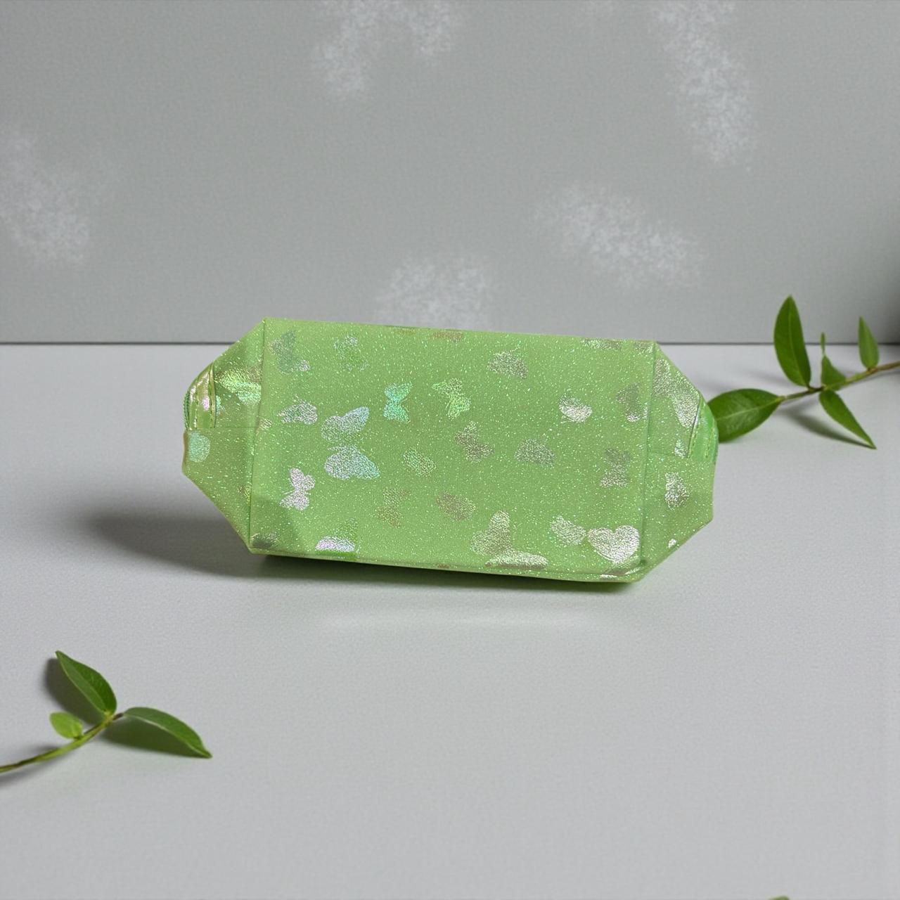 Elegant glittery makeup bags