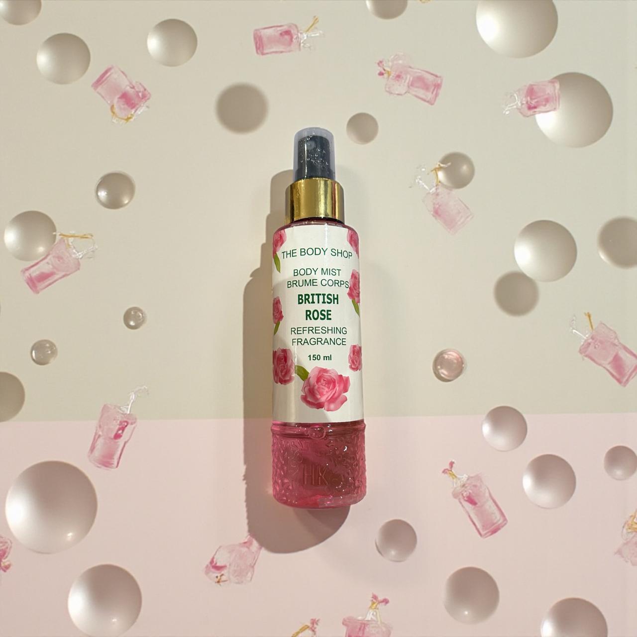 British rose body mist