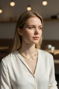 Elegant Snake bone chain necklace
