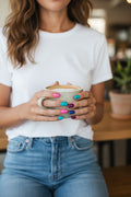 Stylish colorful nails