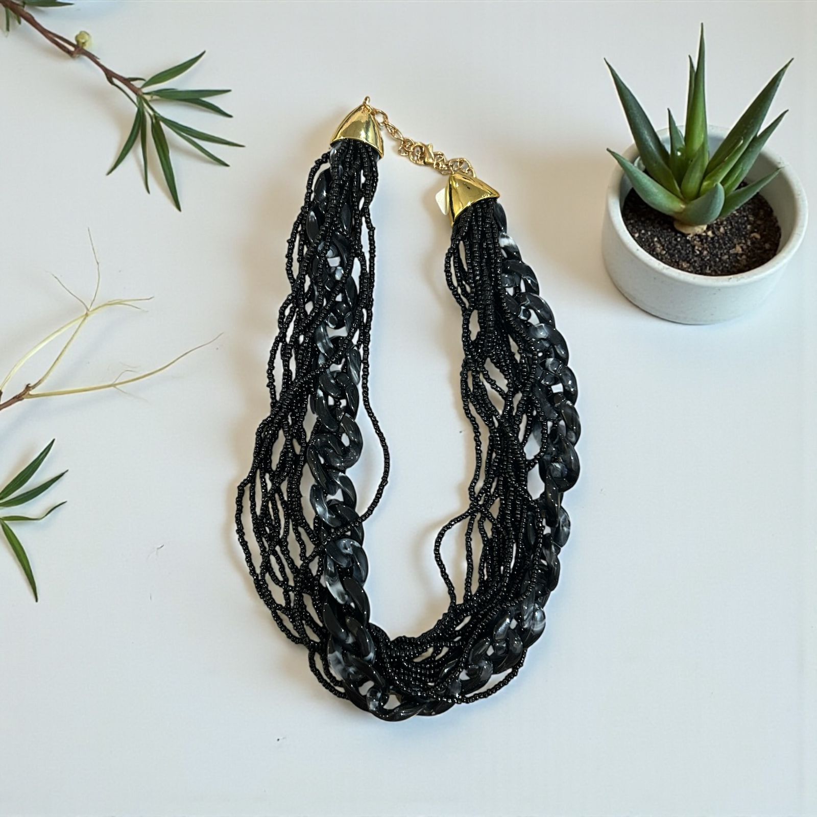 black necklaces