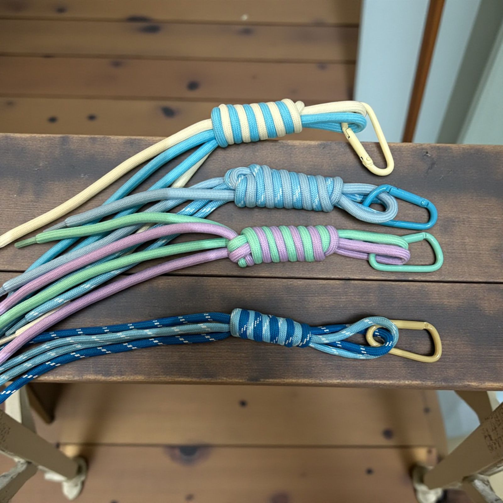 Trendy Multi color keychain