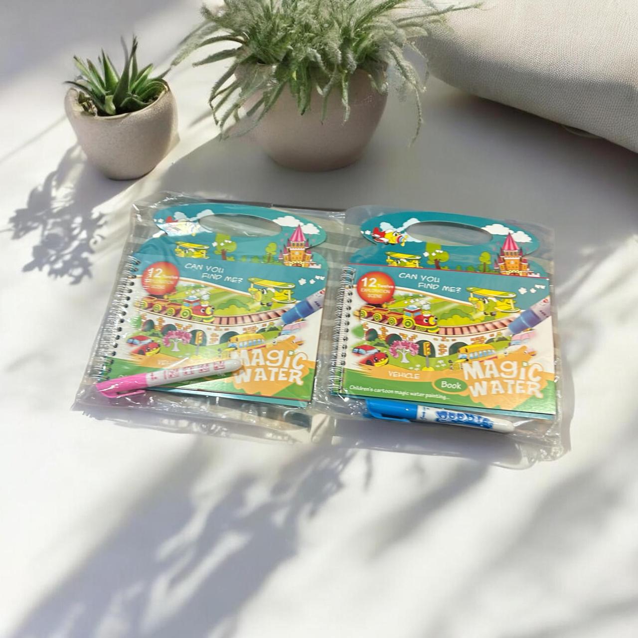 Magic coloring book