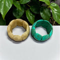 Elegant Beige, green Agates