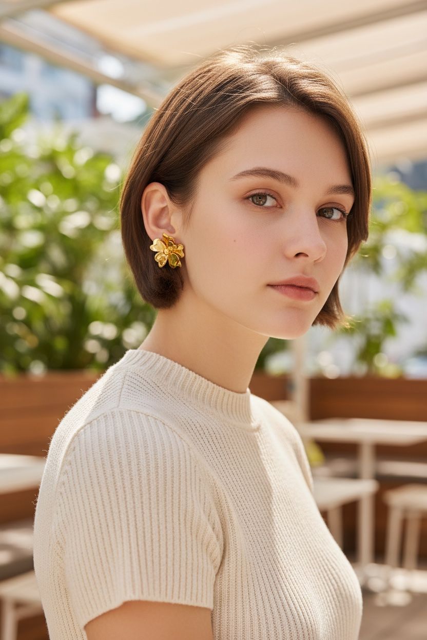 flower earring
