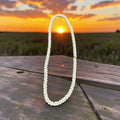 Handmade white necklace