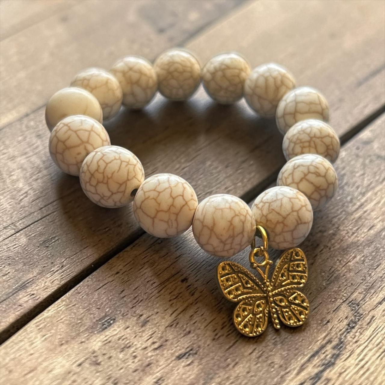 Handmade butterfly bracelet