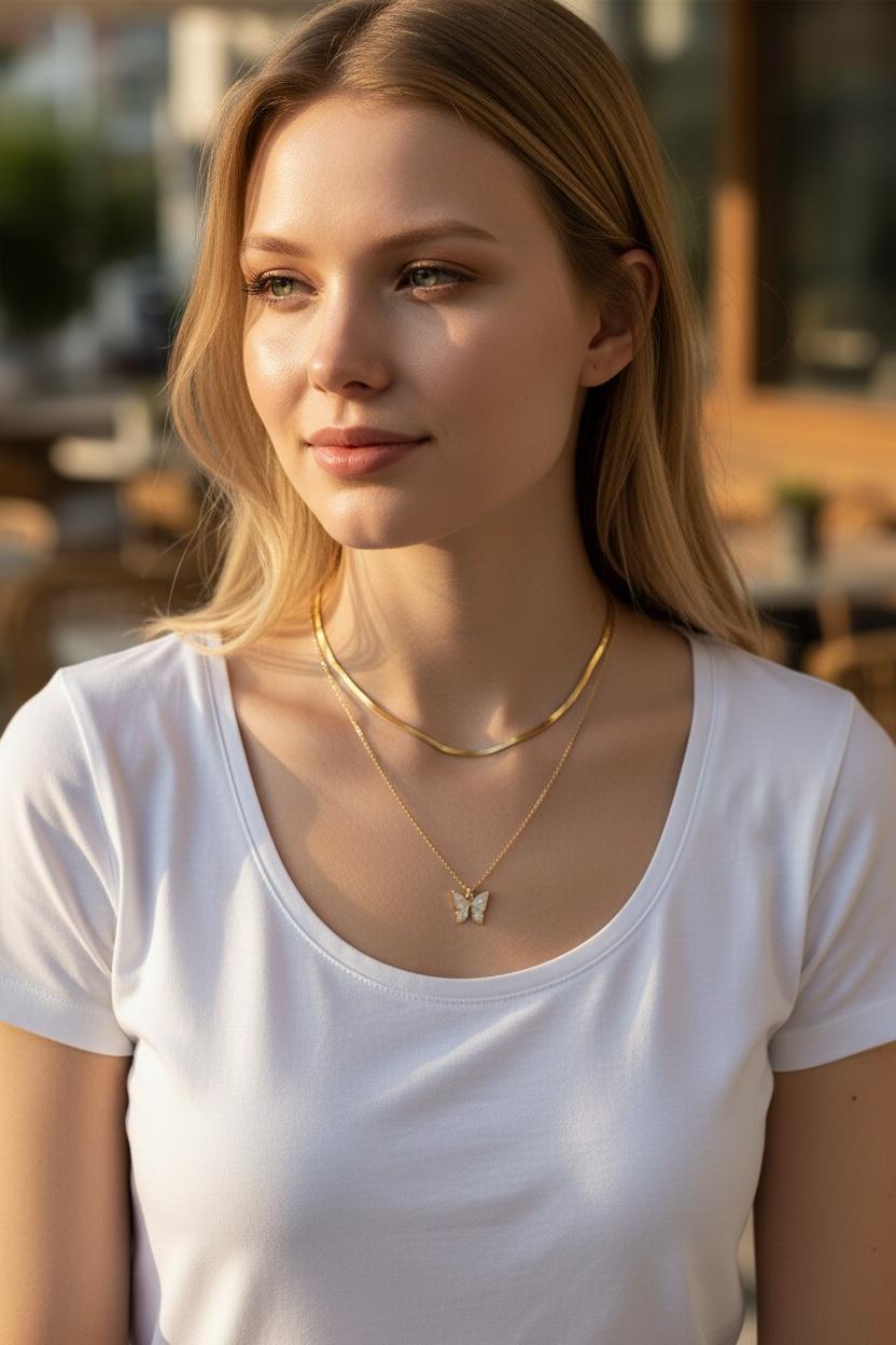 butterfly necklace