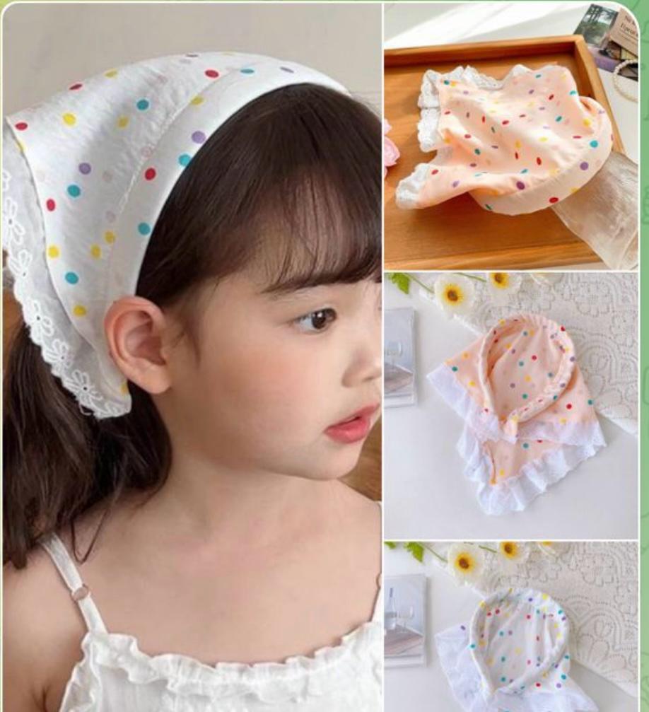 pink and Simon head bands
