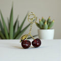 Cute cherry keychain