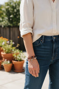 set of red bracelets