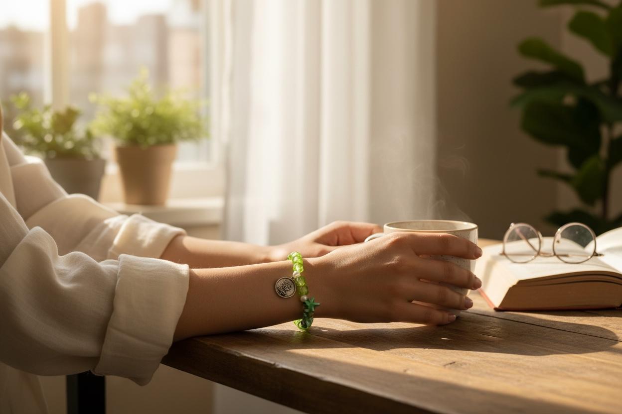 green bracelet