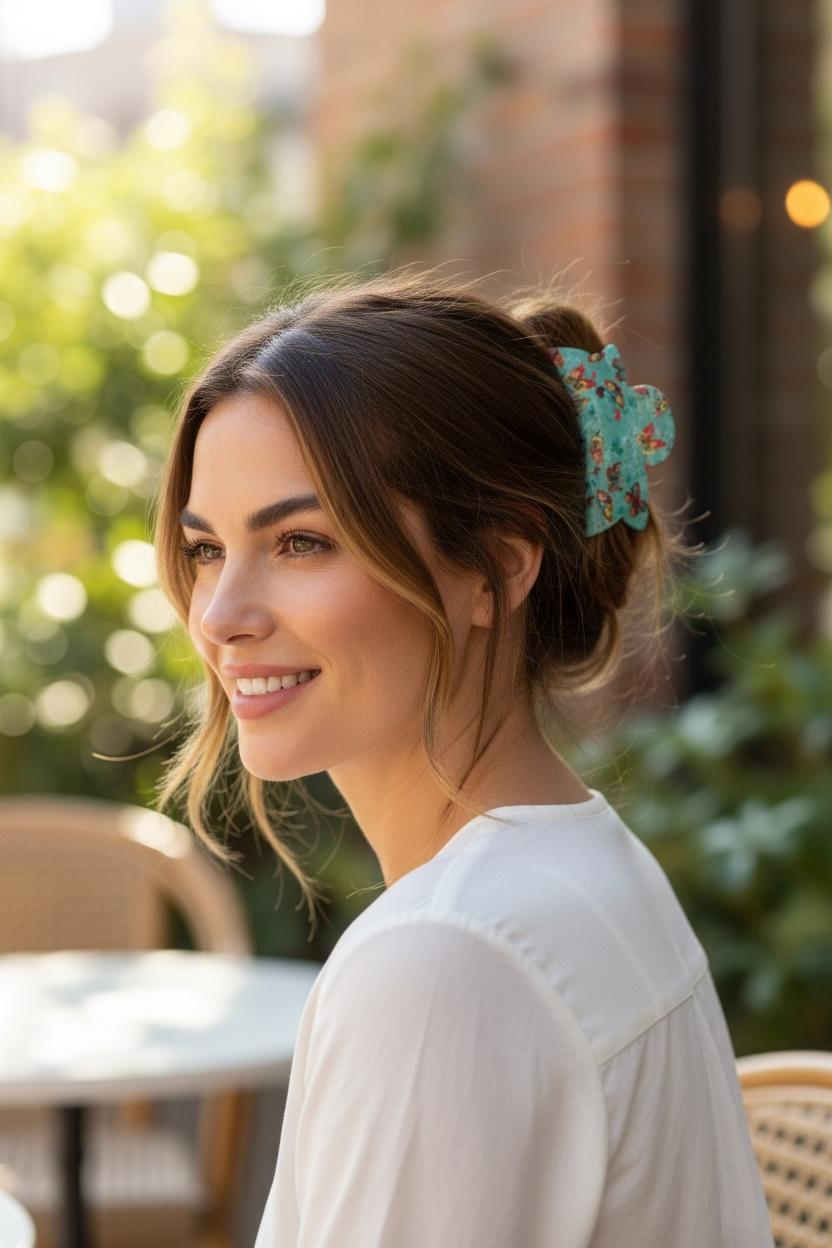 elegant hair claw clip