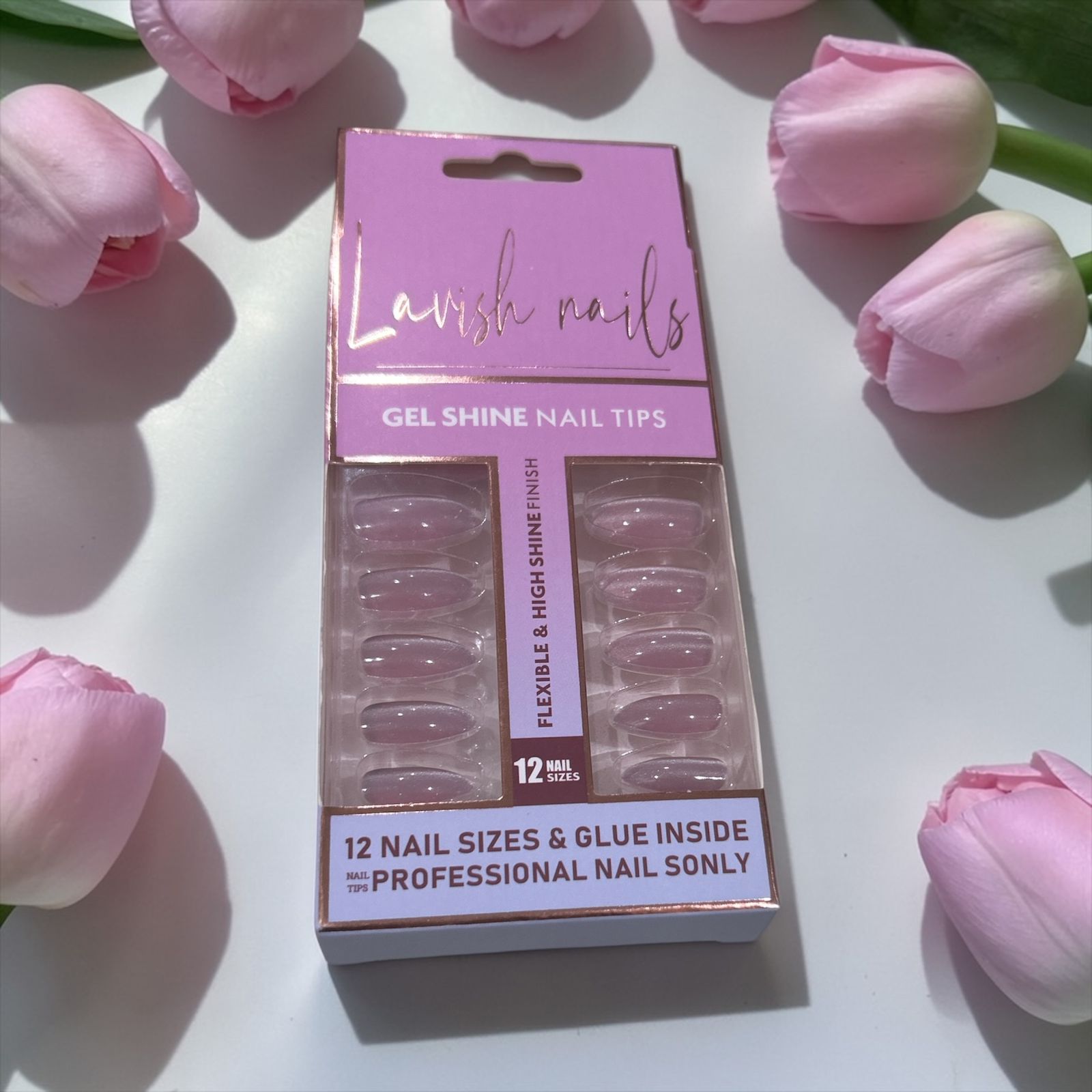 Lavish nails gel shine nail tips