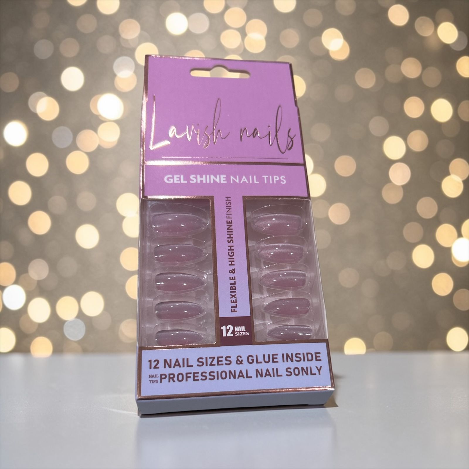 Lavish nails gel shine nail tips