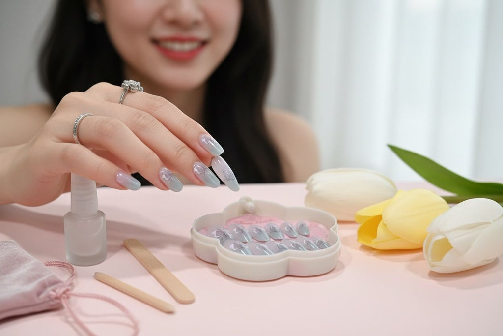 Elegant shiny nails