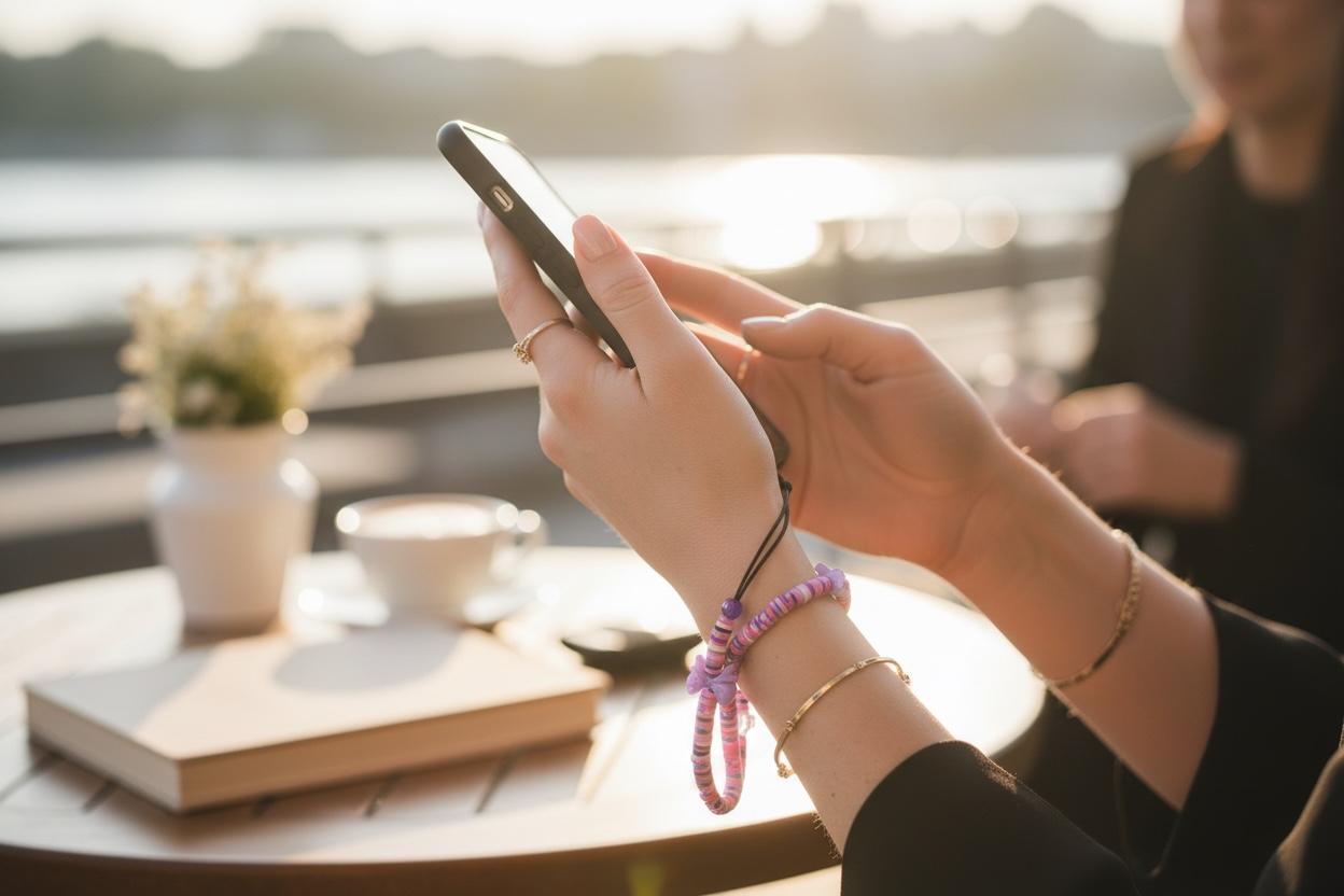 Handmade mobile chain