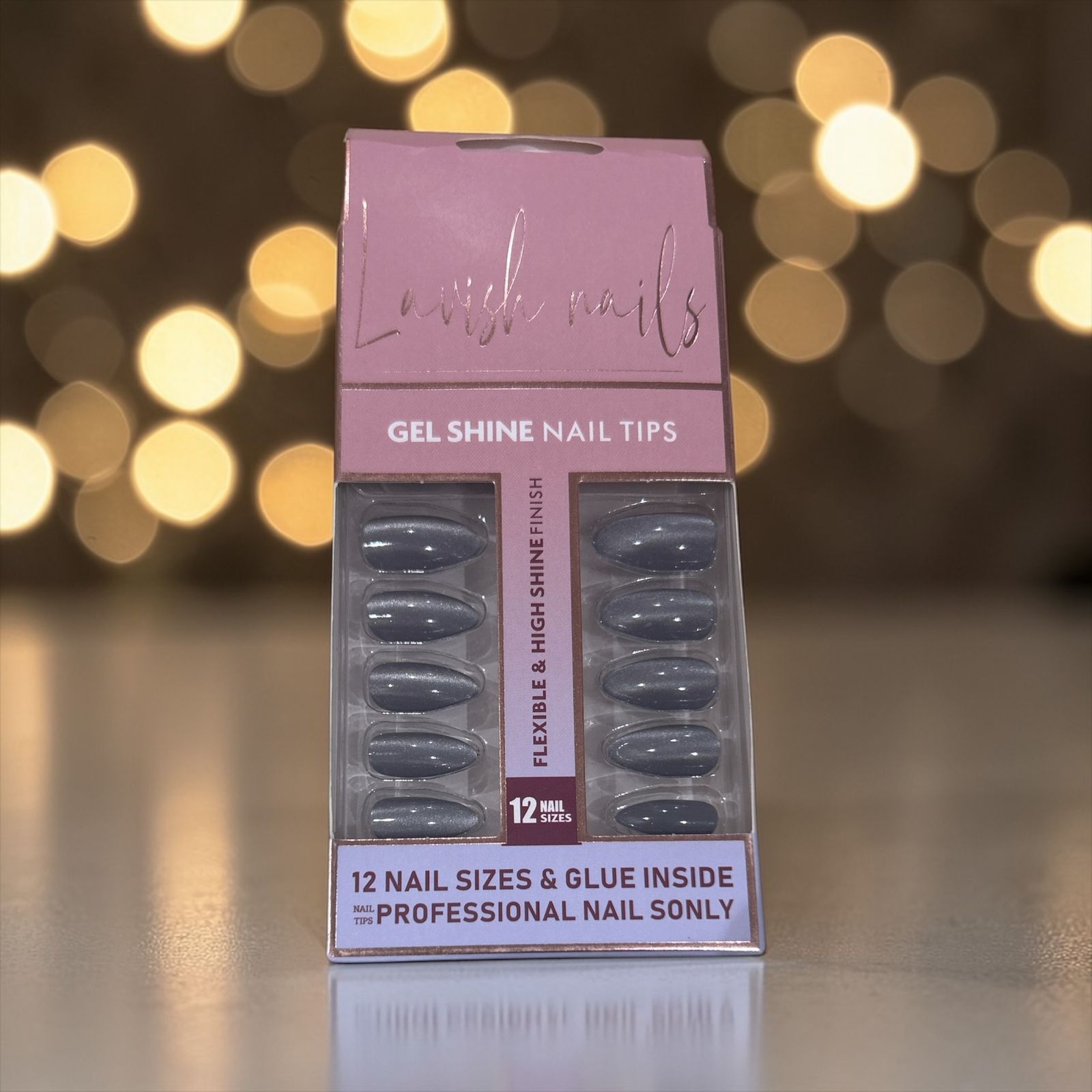 Lavish nails gel shine nail tips