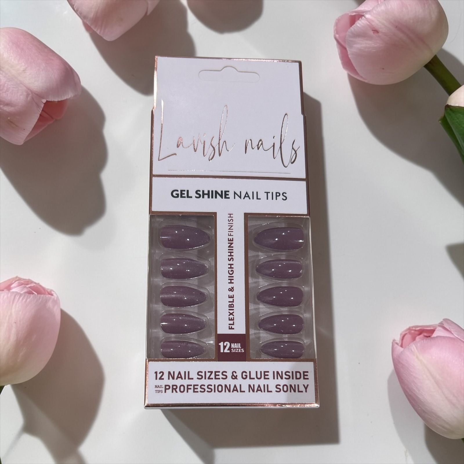 Lavish nails gel shine nail tips