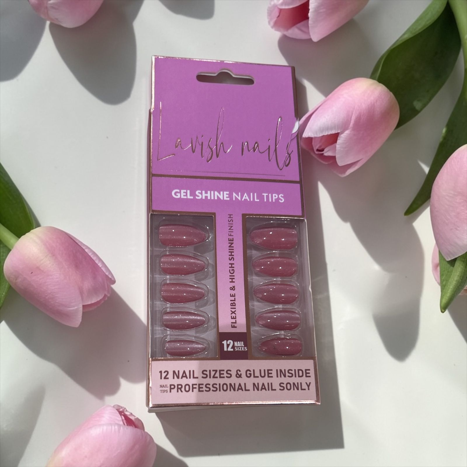 Lavish nails gel shine nail tips