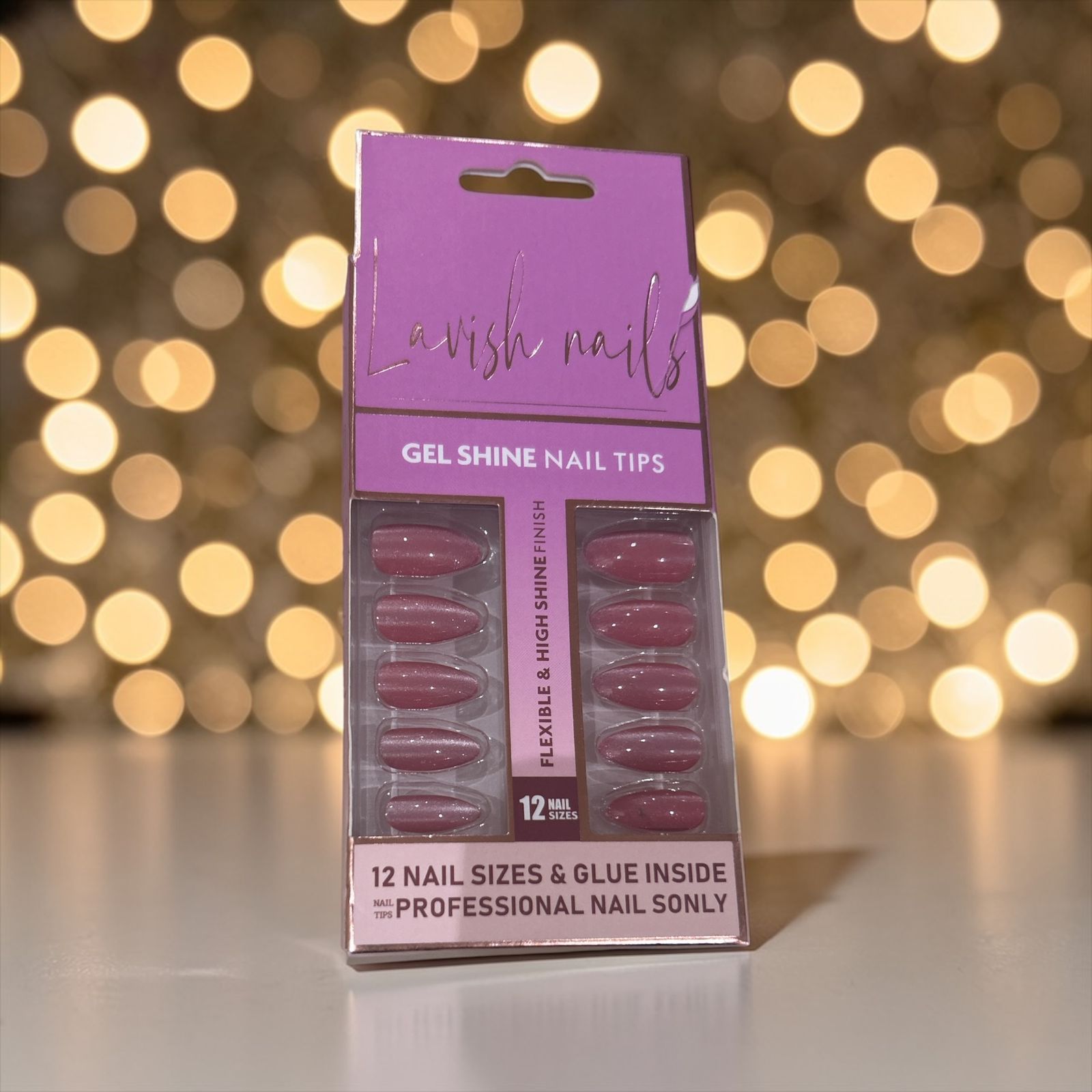 Lavish nails gel shine nail tips