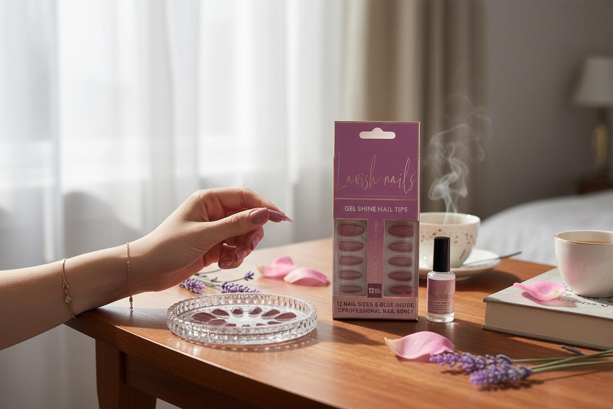 Lavish nails gel shine nail tips