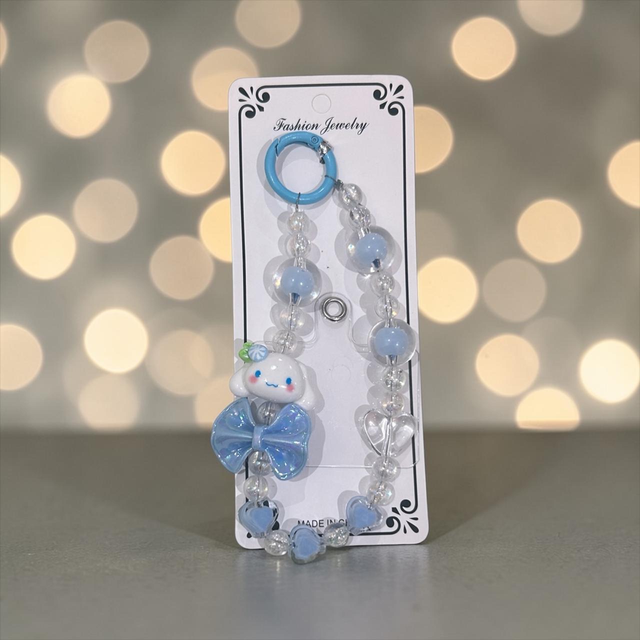 Sparkling phone chain charm