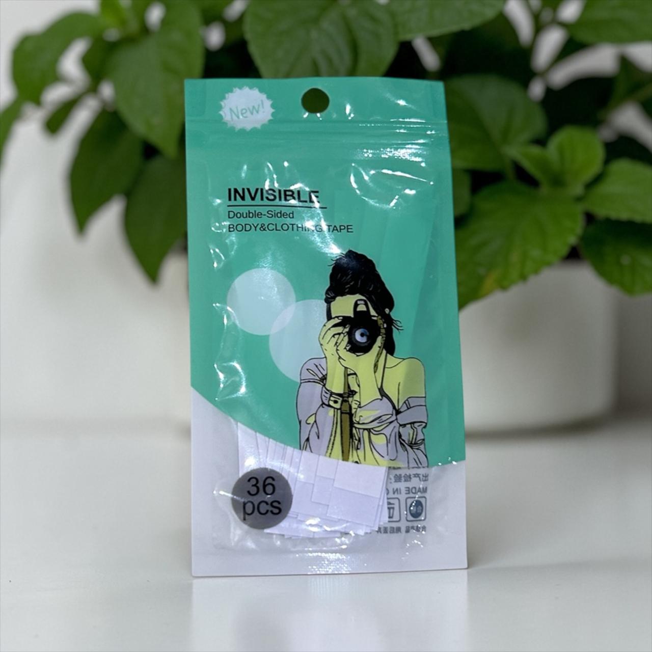 Fashion double sided tape 36 clear stripes