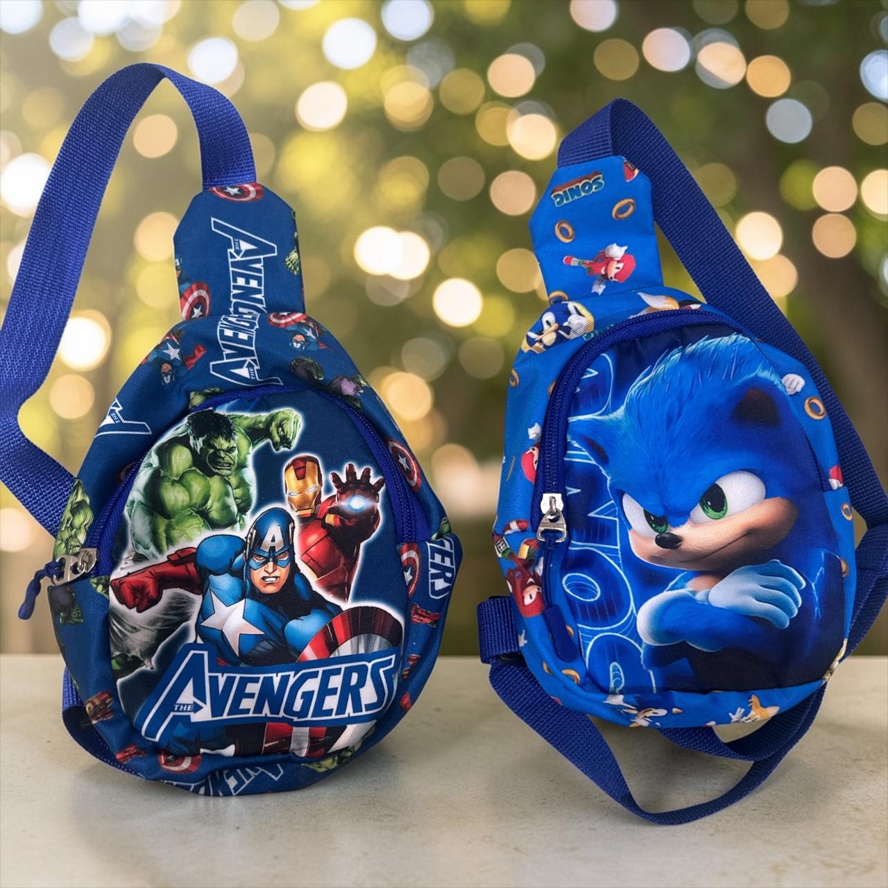 Cross bag in different shapes (Stitch -Sonic -Barbie)