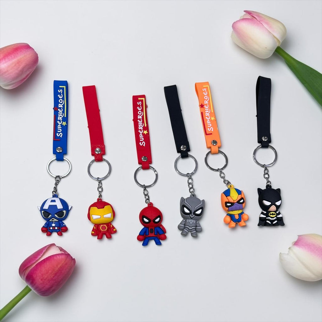 Super Heroes keychains