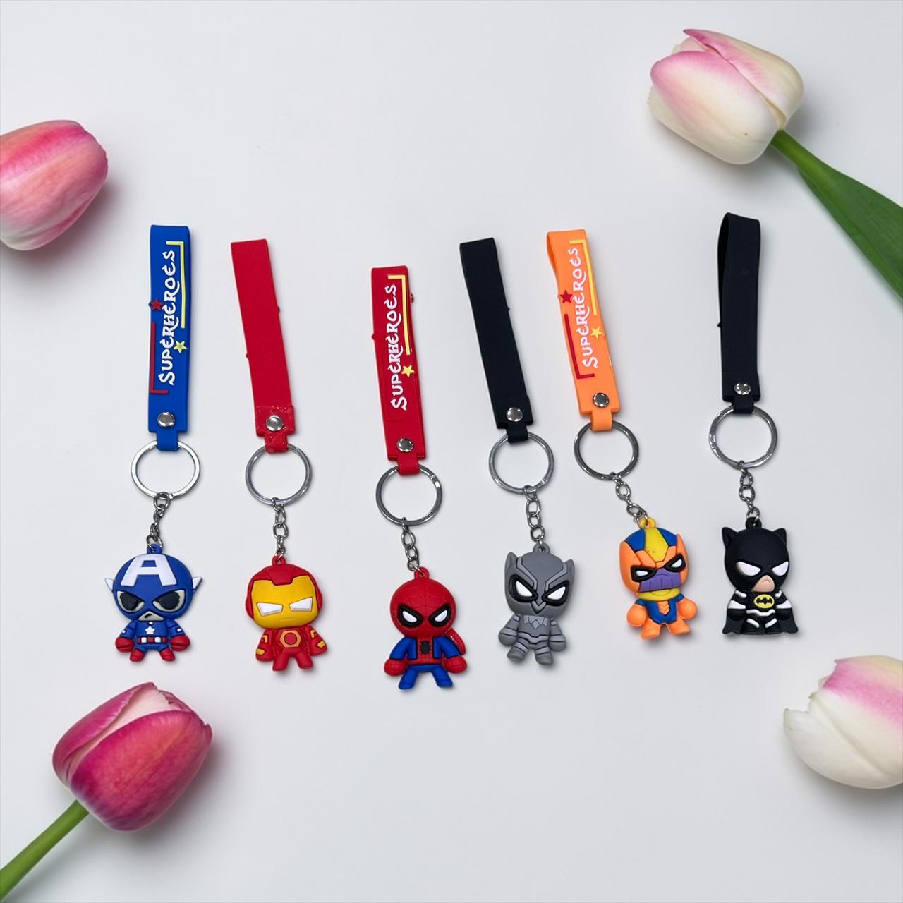 Super Heroes keychains