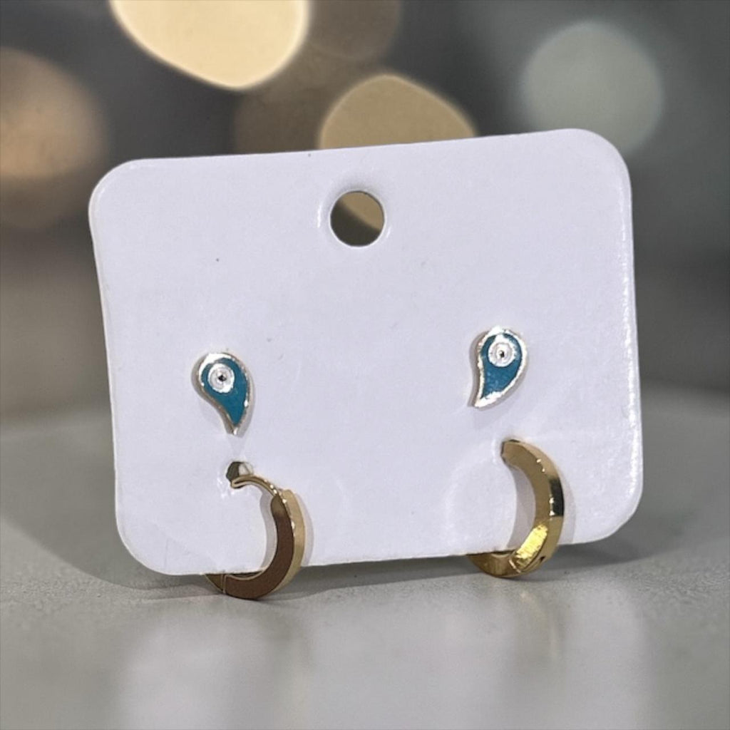 Elegant stainless-steel earrings