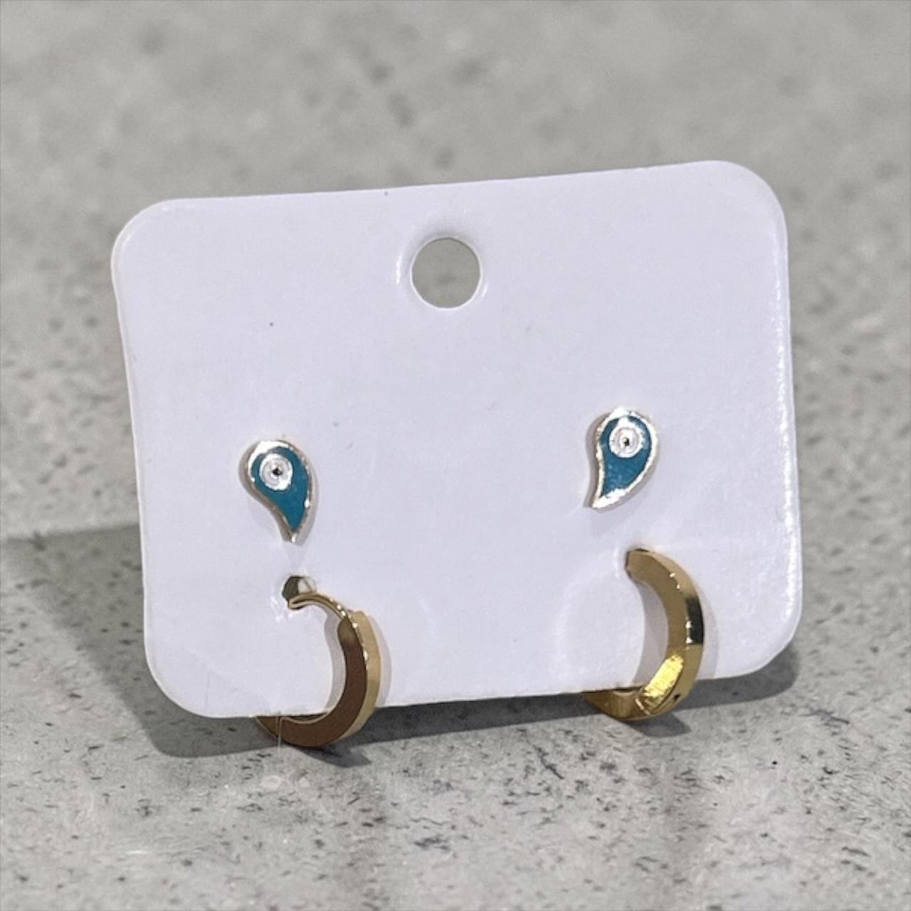 Elegant stainless-steel earrings