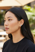 Elegant stainless-steel earrings