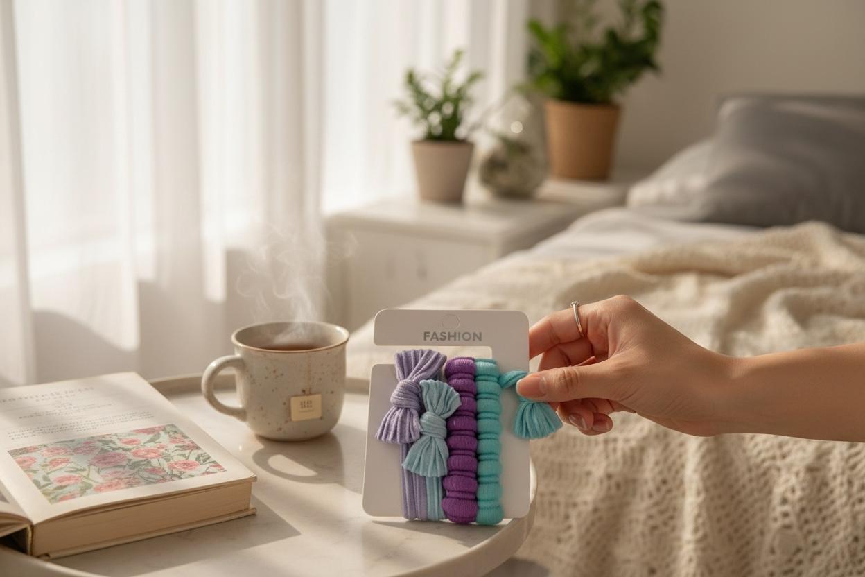 A Wonderful Purple Hair Ties