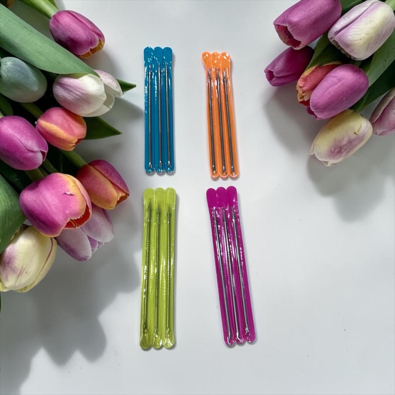 3 Pieces of Professional Blackheads and Whiteheads Remover silver