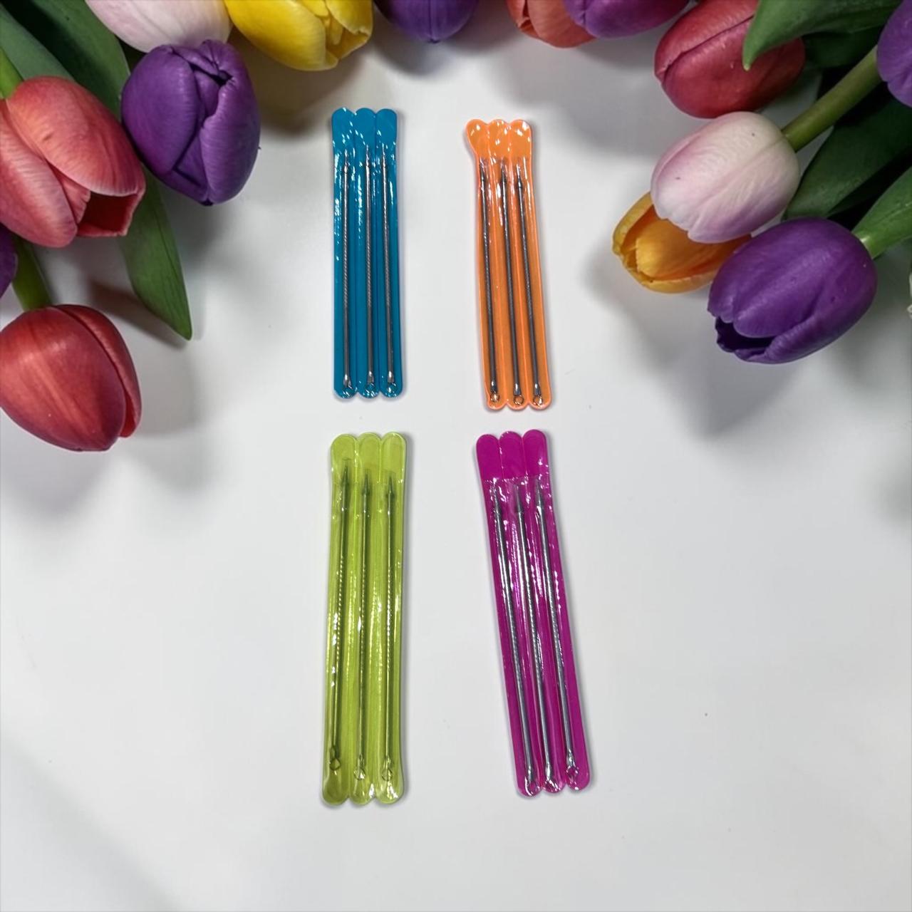 3 Pieces of Professional Blackheads and Whiteheads Remover silver