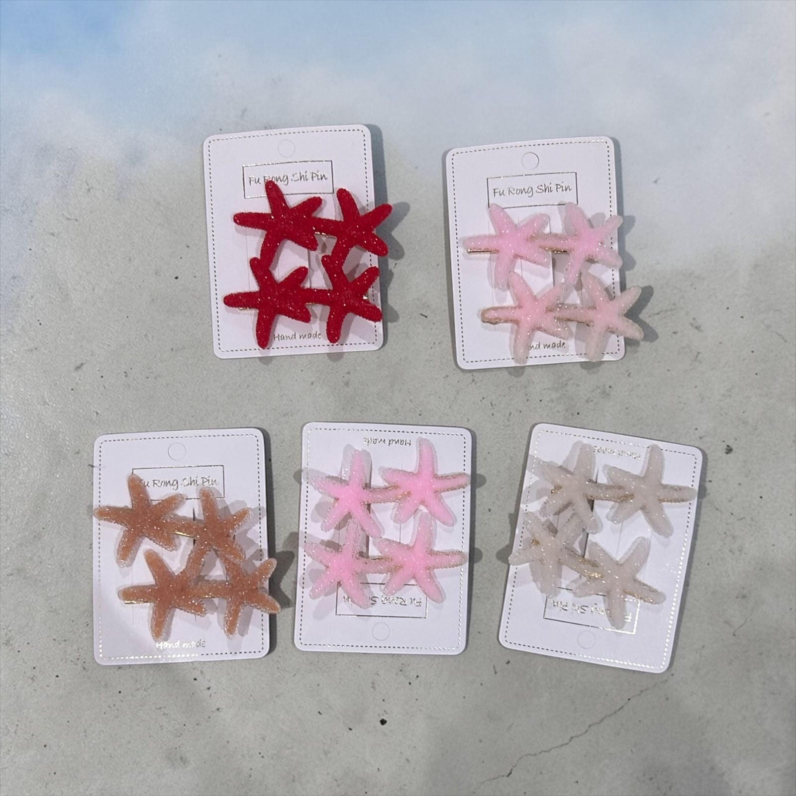 Stylish Starfish hair clips