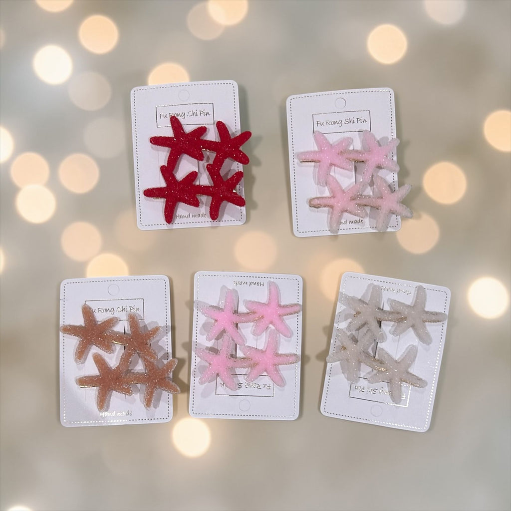 Stylish Starfish hair clips