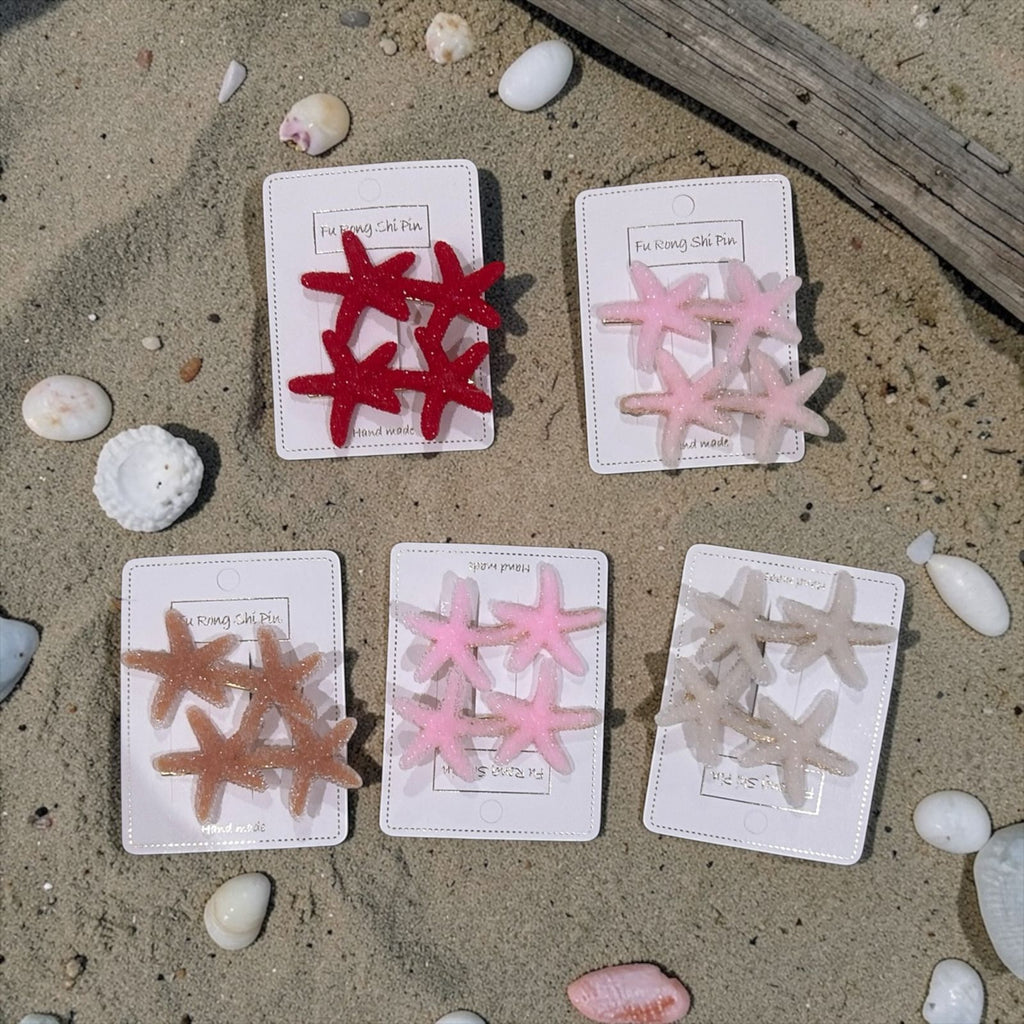 Stylish Starfish hair clips