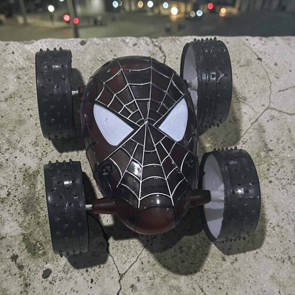 Crazy Car Toy Spider Man Shape for Kids Manual Push