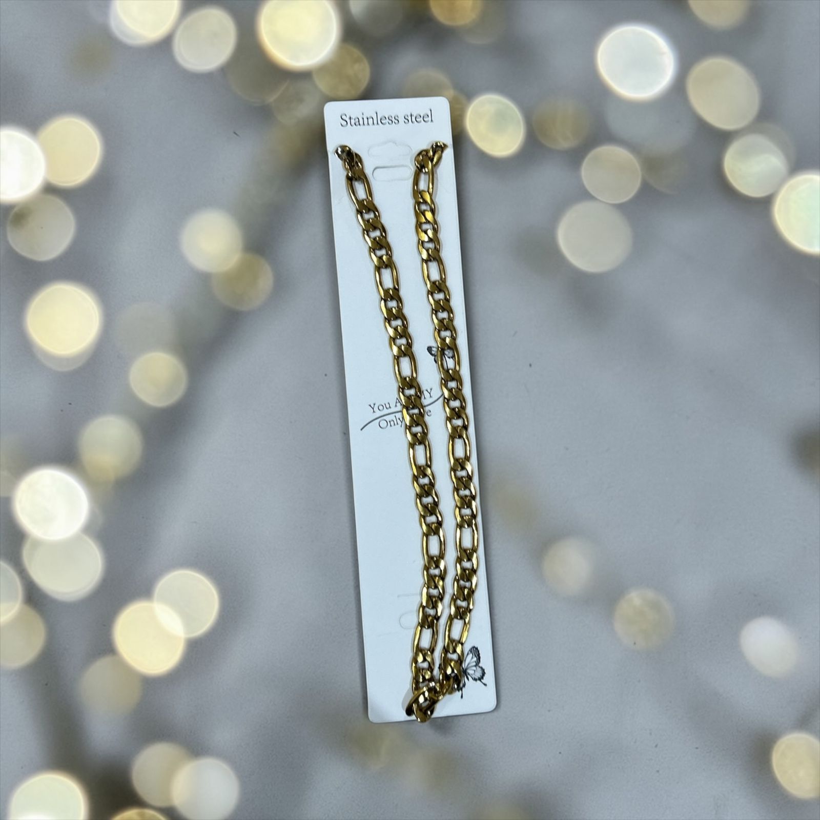 Rust resistant stainless-steel necklace