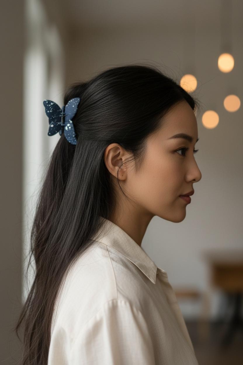 Elegant Butterfly Hair claw