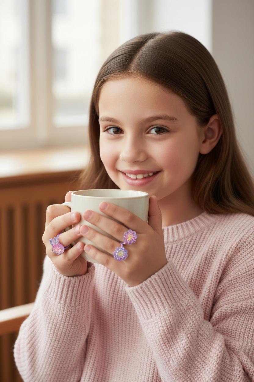 colorful kids rings