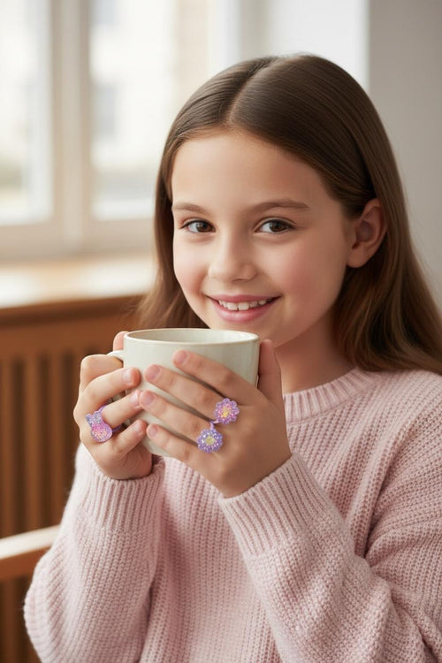 colorful kids rings