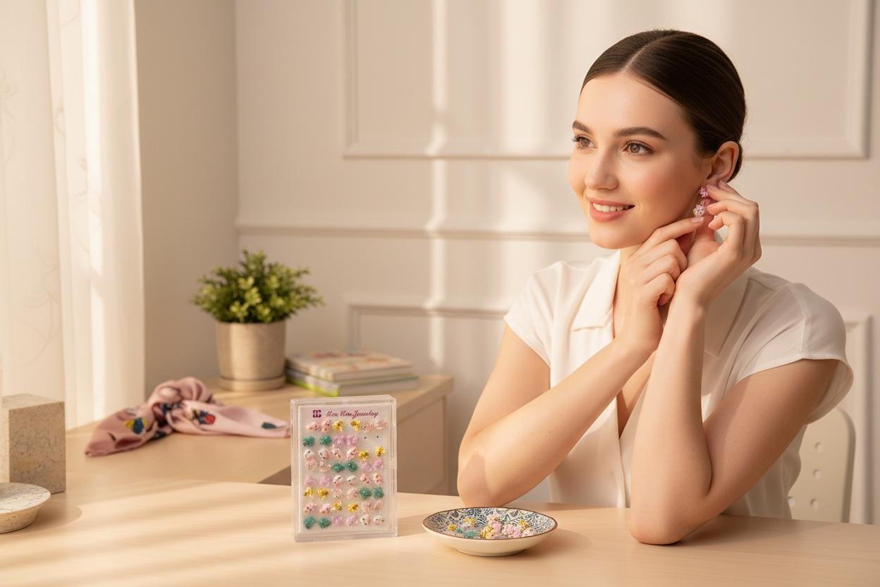 Animal shaped children's earrings