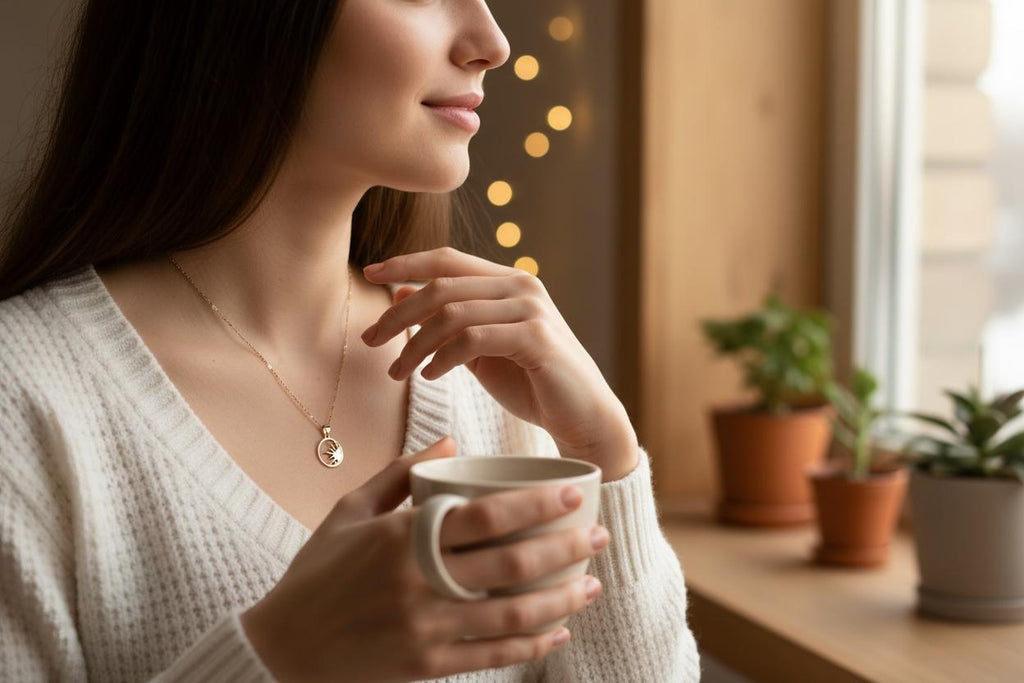 Sun necklace