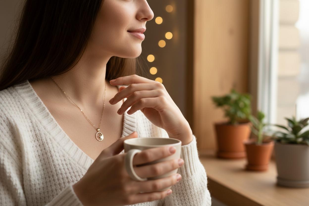Sun necklace