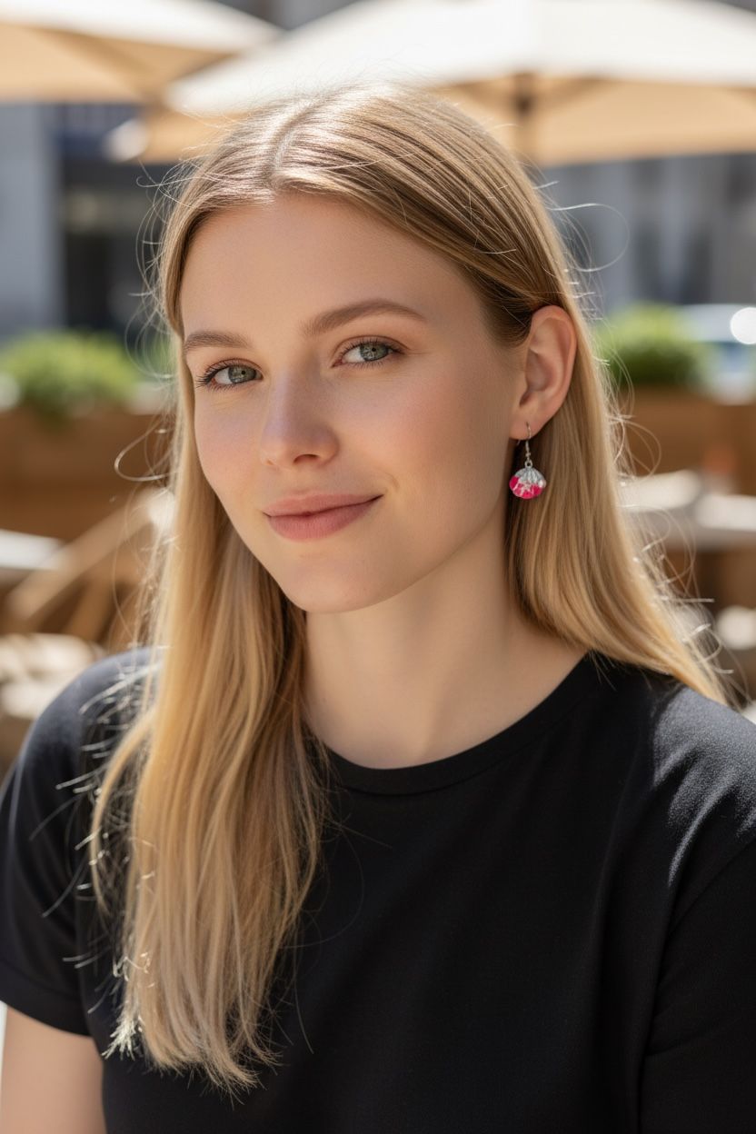 shell shaped earring