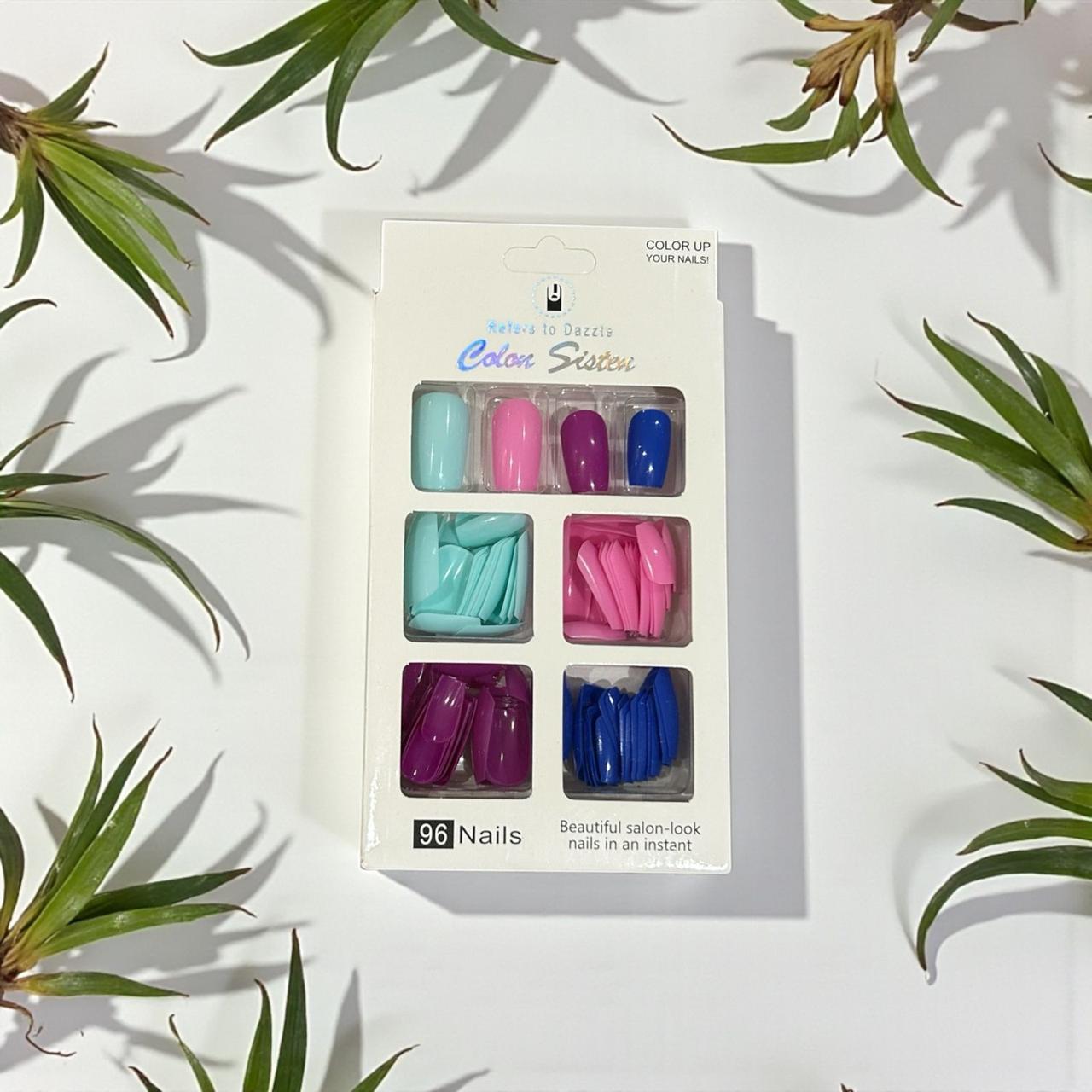 Stylish colorful nails